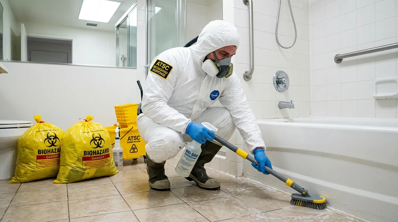 Decontamination equipment deployed for Blood Cleanup in Bedford